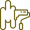Interior painting services icon